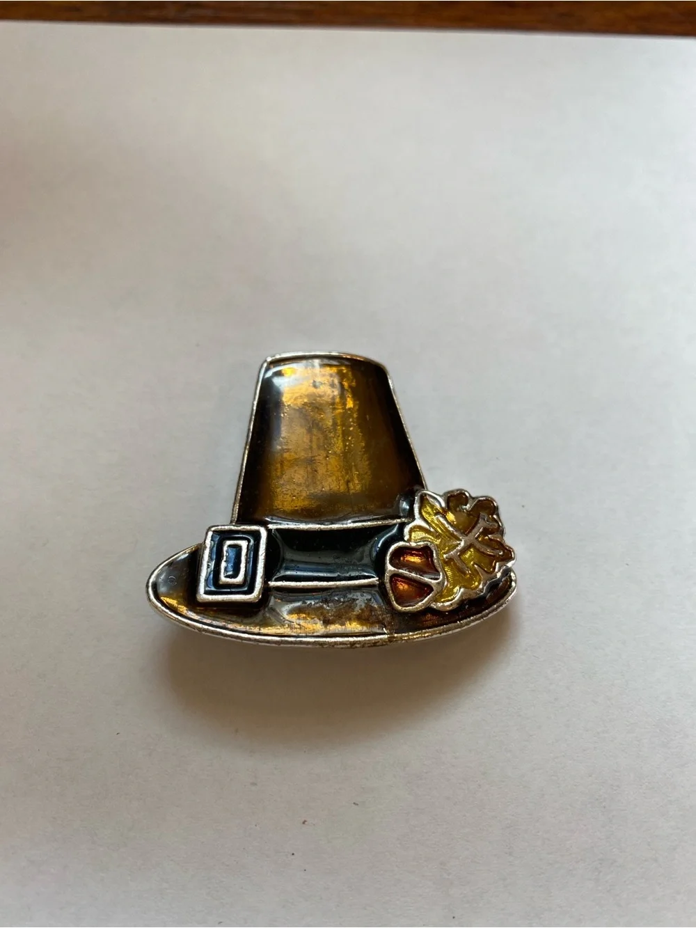 Vintage Monet Pilgrim Hat brooch